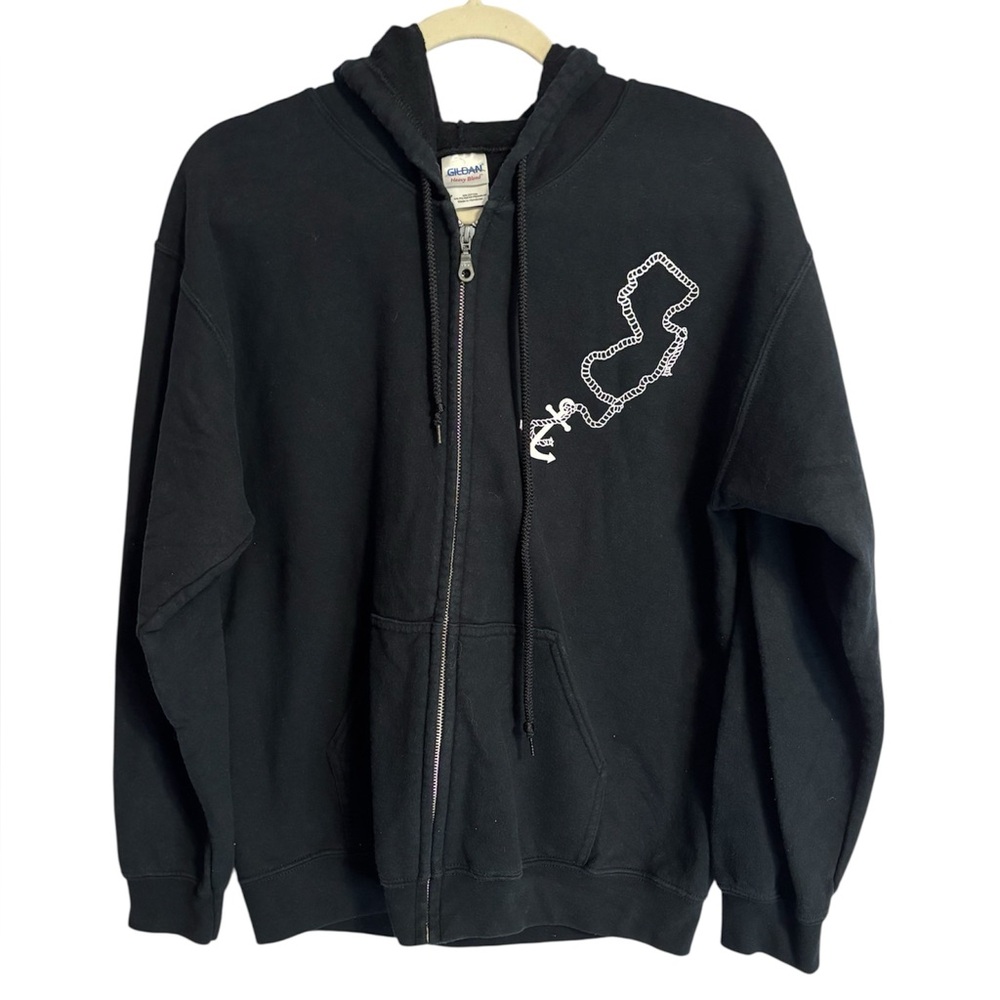 New Jersey we refuse to sink hurricane sandy custom zip up unisex size Medium